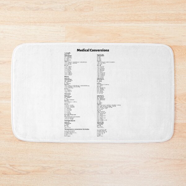 Item preview, Medical Conversions Chart designed and sold by Caregiverology.