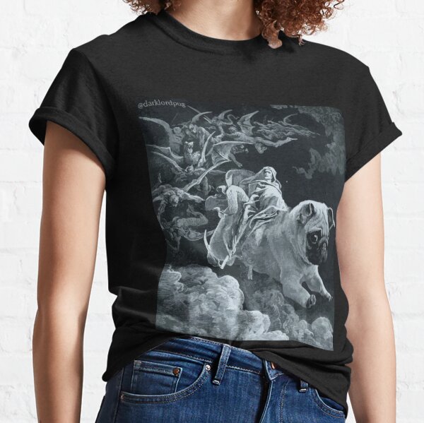 Death Rides a Pale Pug Classic T-Shirt