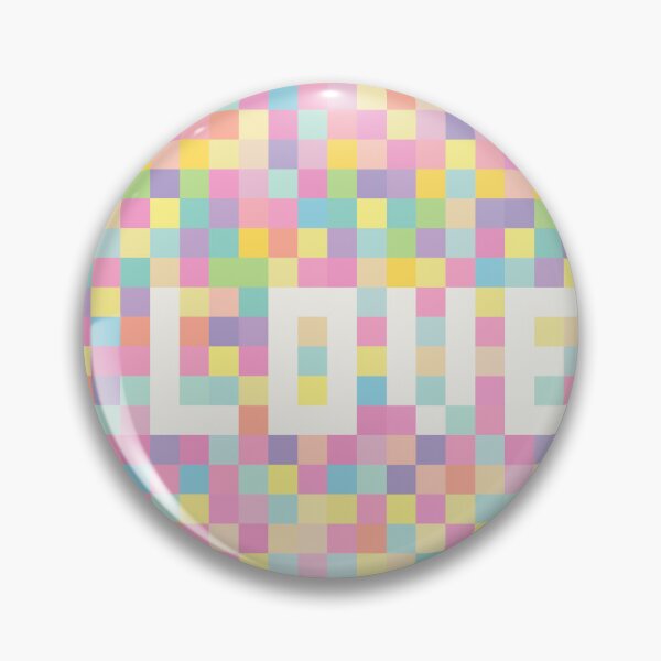 Artikelvorschau, Liebe - pastellfarbenes Quad-/Pixelmuster entworfen und verkauft von greatnorris.