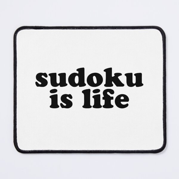 Item preview, Sudoku is Life | Black Font 1 designed and sold by beanibooi.