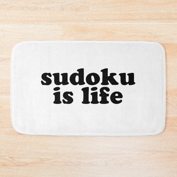 Item preview, Sudoku is Life | Black Font 1 designed and sold by beanibooi.