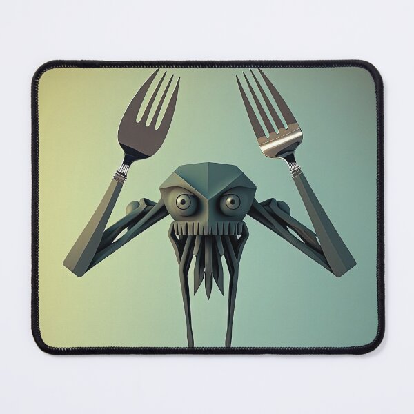 Artikelvorschau, Chef monster with a knife and fork entworfen und verkauft von mrlongfield.