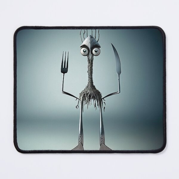 Artikelvorschau, Chef monster with a knife and fork entworfen und verkauft von mrlongfield.