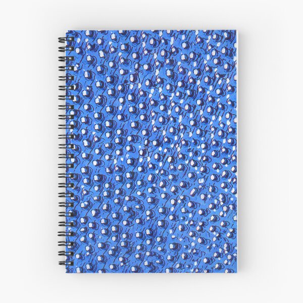 Item preview, Textile Patterns - Dots on Blue - From Vulturine Guinea Fowl designed and sold by KarendiBeeArts.
