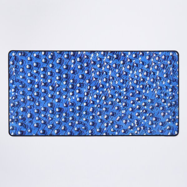 Item preview, Textile Patterns - Dots on Blue - From Vulturine Guinea Fowl designed and sold by KarendiBeeArts.