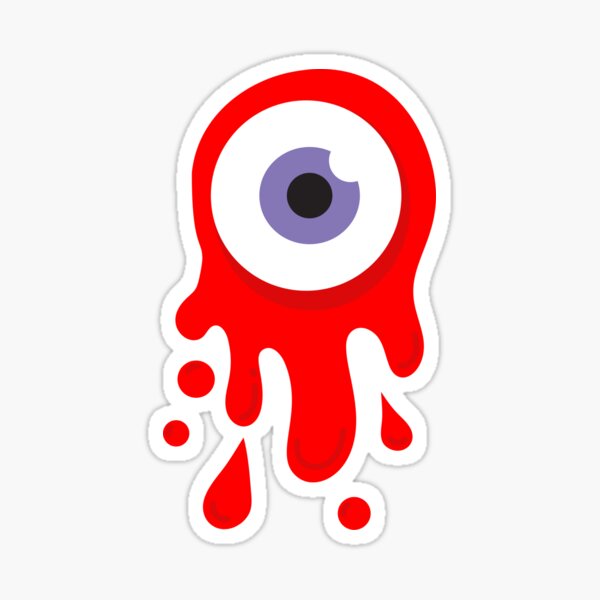 Dripping Eye Stickers for Sale