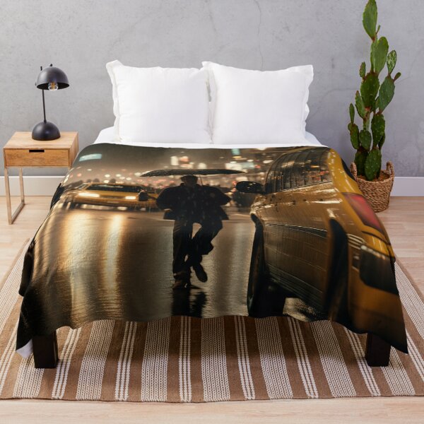 Item preview, Catching a yellow taxi in NYC in the rain. New York at night in the rain. designed and sold by justinasv775.