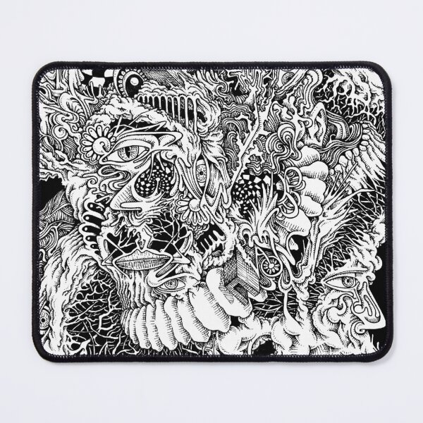 Item preview, Psychodelic face forest entrophy abstract surreal eye drawing acid designed and sold by BrudnaMasa.