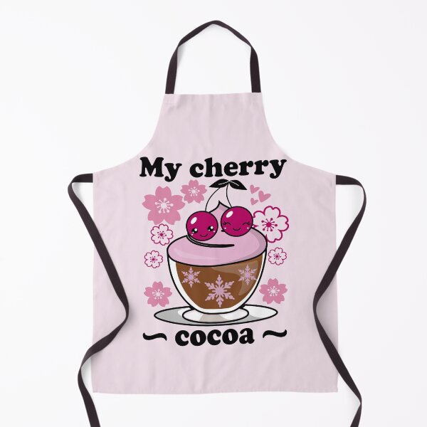 Item preview, My Cherry Cocoa Cute Hot Cocoa w/ Cherries on Top - Pink designed and sold by PearlMoonGrapes.