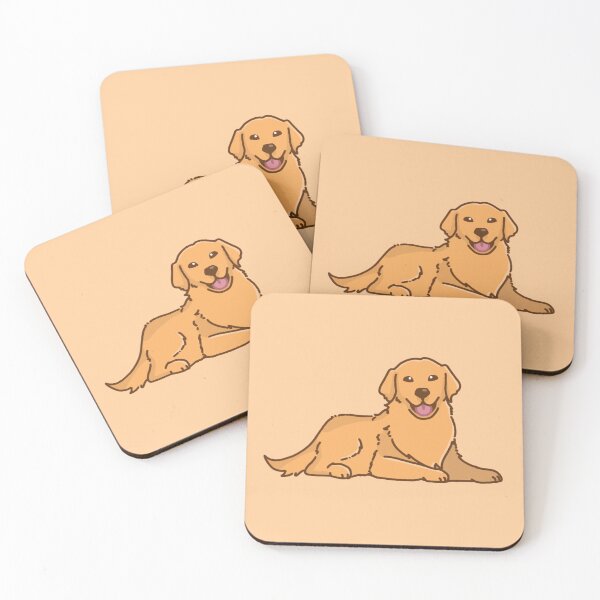 Item preview, Golden Retriever [lying down] designed and sold by PupBubble Art.