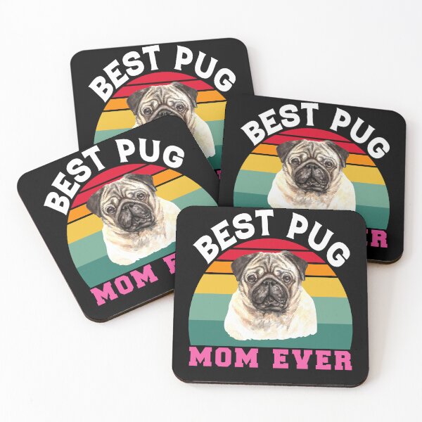 Item preview, Pug Dog Owner Best Pug Mom Ever designed and sold by fantasticdesign.