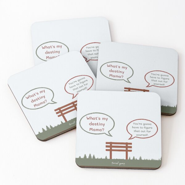 Item preview, Forrest Gump Quote designed and sold by ZaxCraft.