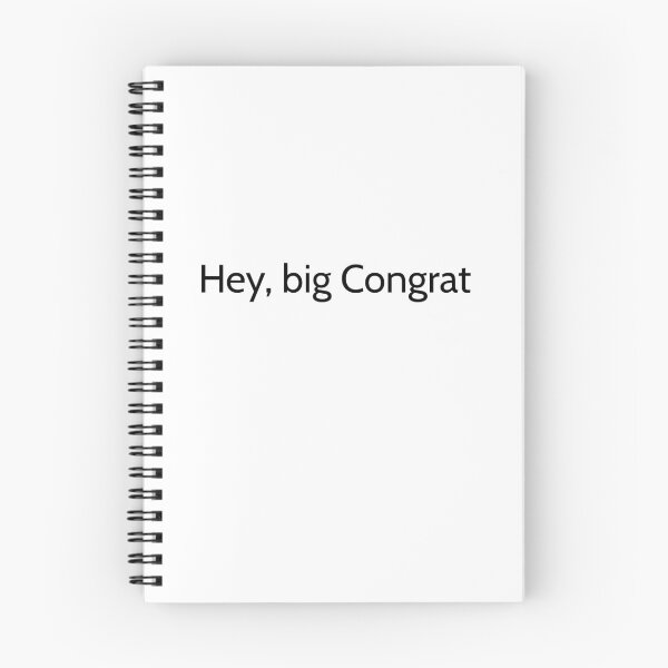 Item preview, Hey, big Congrat designed and sold by Your Plant Friend.