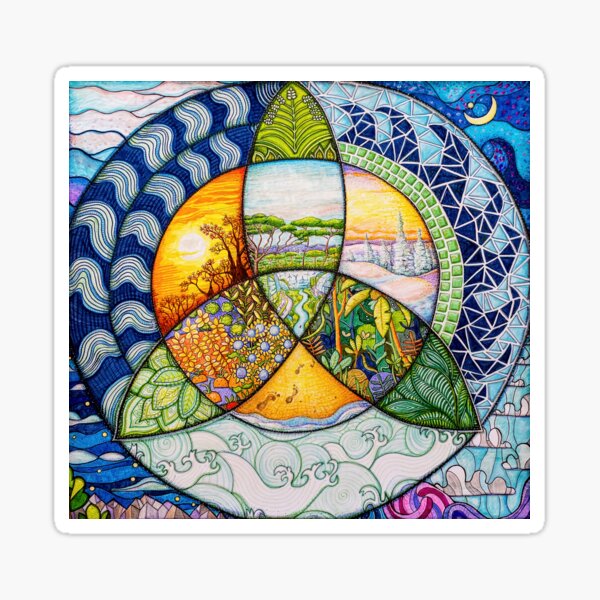 The Way. Gaia Protection Meditation Sticker