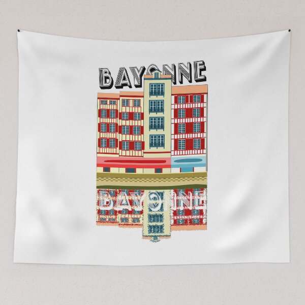 Item preview, LITTLE BAYONNE - BASQUE COUNTRY designed and sold by retroDraw.