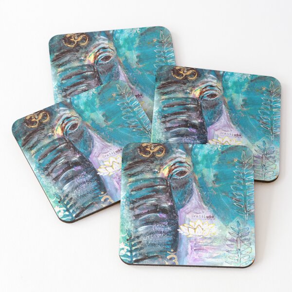 Item preview, Elephant Mixed Media Zen Art designed and sold by 2worlds.