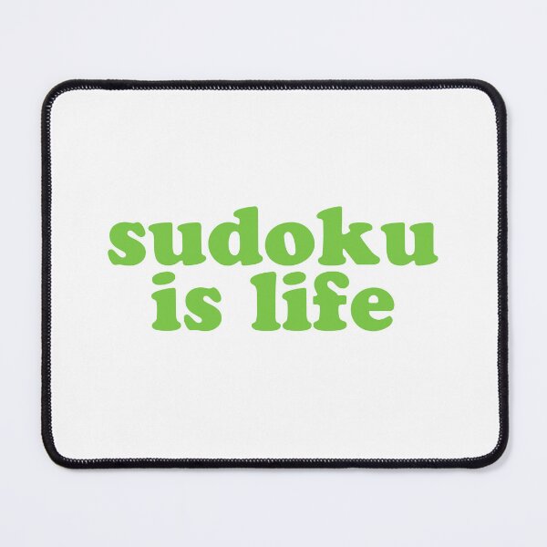 Item preview, Sudoku is Life | Green Font 1 designed and sold by beanibooi.