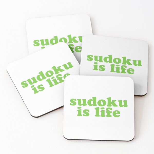 Item preview, Sudoku is Life | Green Font 1 designed and sold by beanibooi.