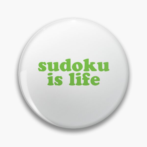 Item preview, Sudoku is Life | Green Font 1 designed and sold by beanibooi.