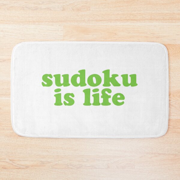 Item preview, Sudoku is Life | Green Font 1 designed and sold by beanibooi.