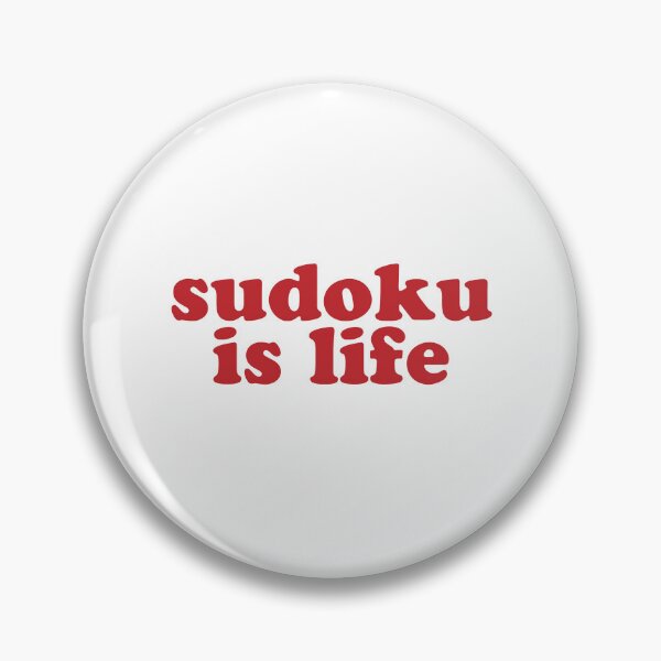 Item preview, Sudoku is Life | Red Font 1 designed and sold by beanibooi.