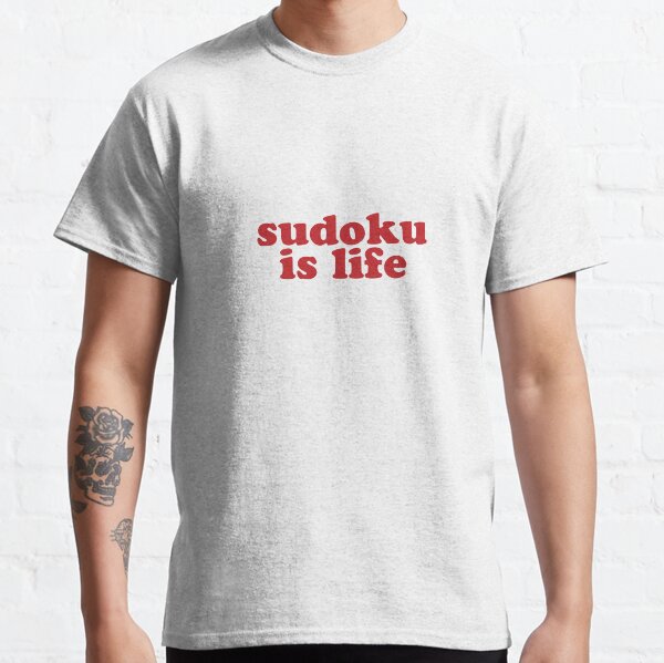Item preview, Sudoku is Life | Red Font 1 designed and sold by beanibooi.