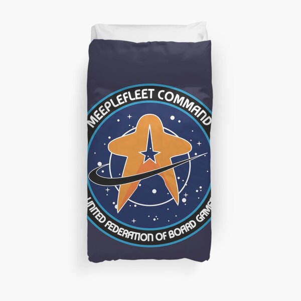 Meeple fleet - united federation of board games Duvet Cover