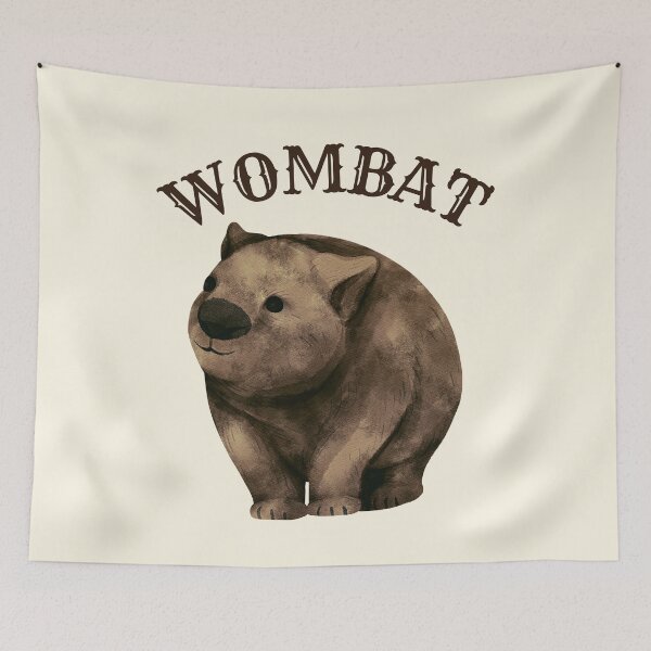 Item preview, Wombat  designed and sold by ChachiArts.