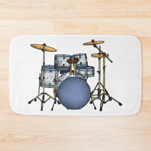 Item preview, Blue Vintage Drum Set designed and sold by kamkam19.