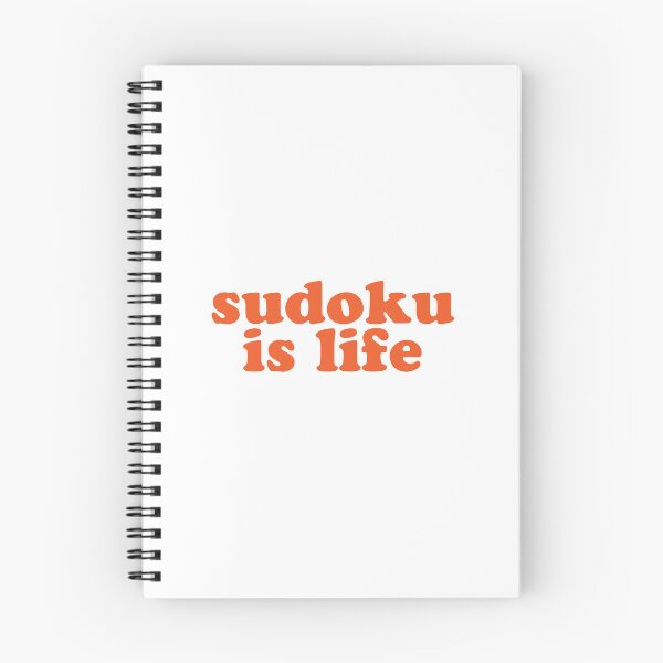 Item preview, Sudoku is Life | Burnt Orange Font 1 designed and sold by beanibooi.
