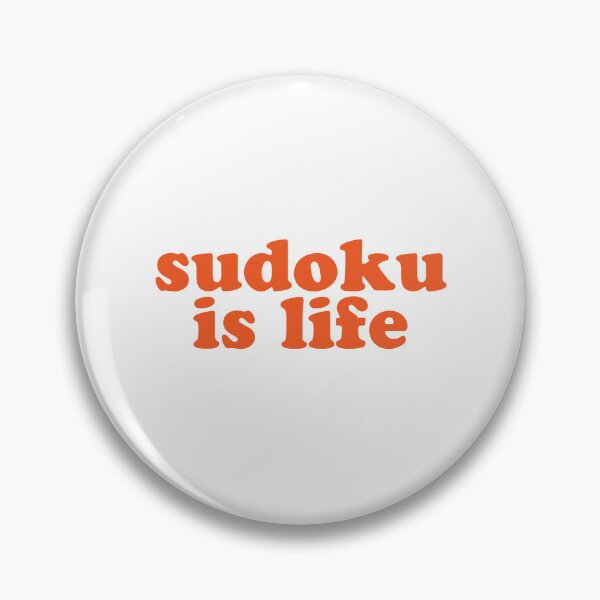 Item preview, Sudoku is Life | Burnt Orange Font 1 designed and sold by beanibooi.