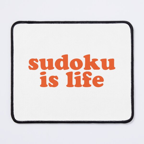 Item preview, Sudoku is Life | Burnt Orange Font 1 designed and sold by beanibooi.
