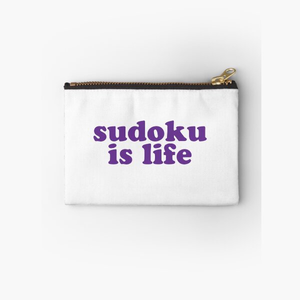 Item preview, Sudoku is Life | Purple Font 1 designed and sold by beanibooi.