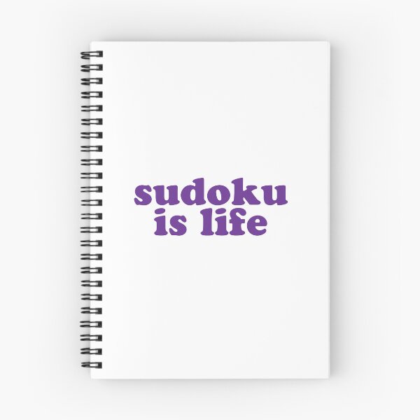 Item preview, Sudoku is Life | Purple Font 1 designed and sold by beanibooi.