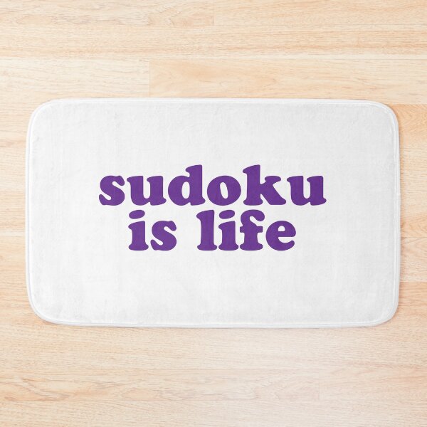 Item preview, Sudoku is Life | Purple Font 1 designed and sold by beanibooi.