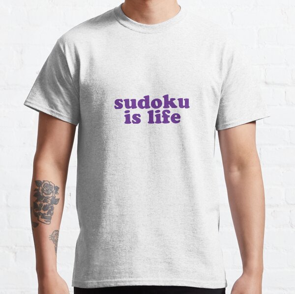 Item preview, Sudoku is Life | Purple Font 1 designed and sold by beanibooi.