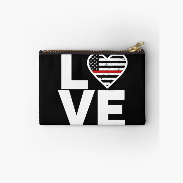 Item preview, Love Firefighters Thin Red Line Firefighter Support designed and sold by LarkDesigns.