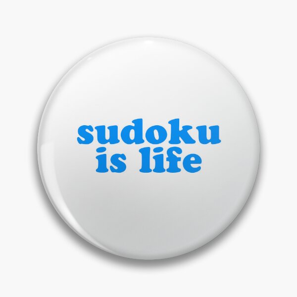 Item preview, Sudoku is Life | Blue Font Font 1 designed and sold by beanibooi.
