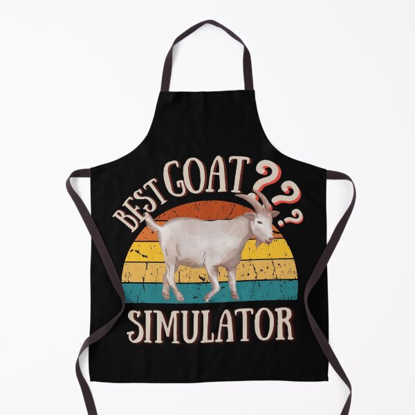 Item preview, Best Goat Simulator Really with Vintage Retro who is a Confused Funny Goat designed and sold by LittleZea.