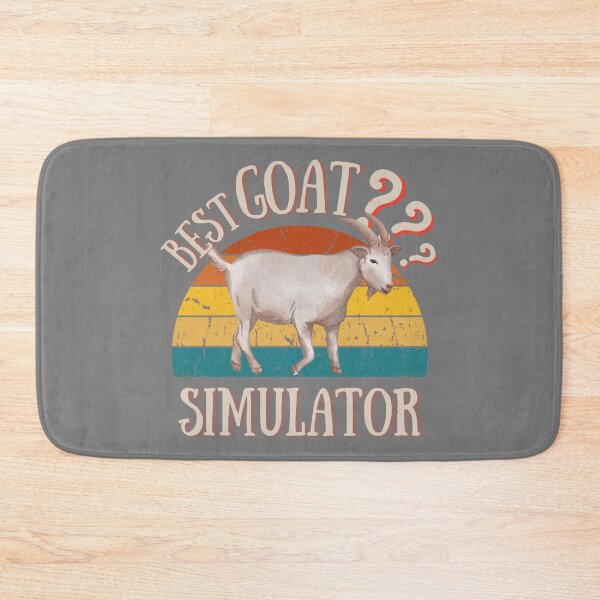Item preview, Best Goat Simulator Really with Vintage Retro who is a Confused Funny Goat designed and sold by LittleZea.
