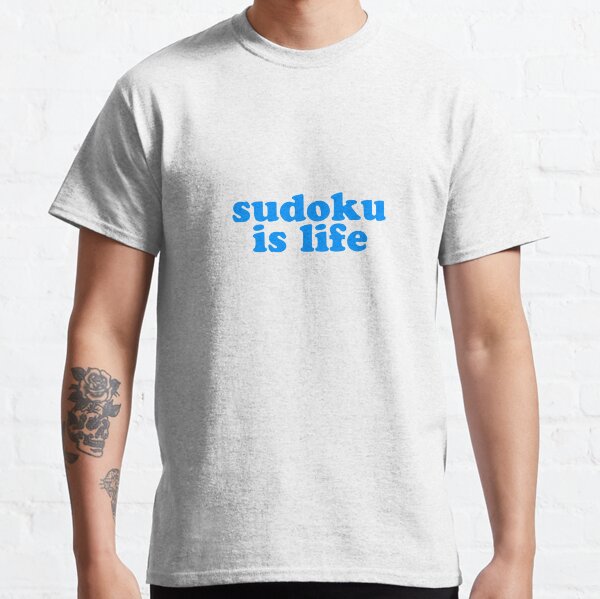Item preview, Sudoku is Life | Blue Font Font 1 designed and sold by beanibooi.