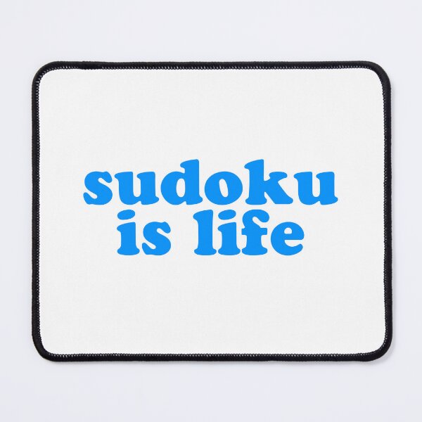 Item preview, Sudoku is Life | Blue Font Font 1 designed and sold by beanibooi.
