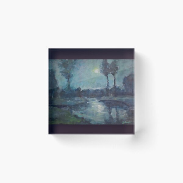 Item preview, moonlit landscape designed and sold by JDGee.