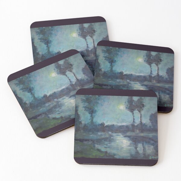 Item preview, moonlit landscape designed and sold by JDGee.