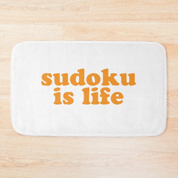 Item preview, Sudoku is Life | Orange Font 1 designed and sold by beanibooi.