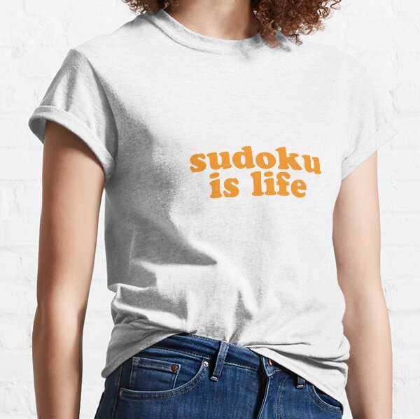 Item preview, Sudoku is Life | Orange Font 1 designed and sold by beanibooi.