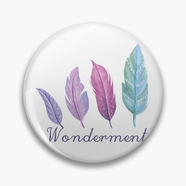 Item preview, Wonderment Colored Feathers, inspirational meanings designed and sold by Targeted Inspire.