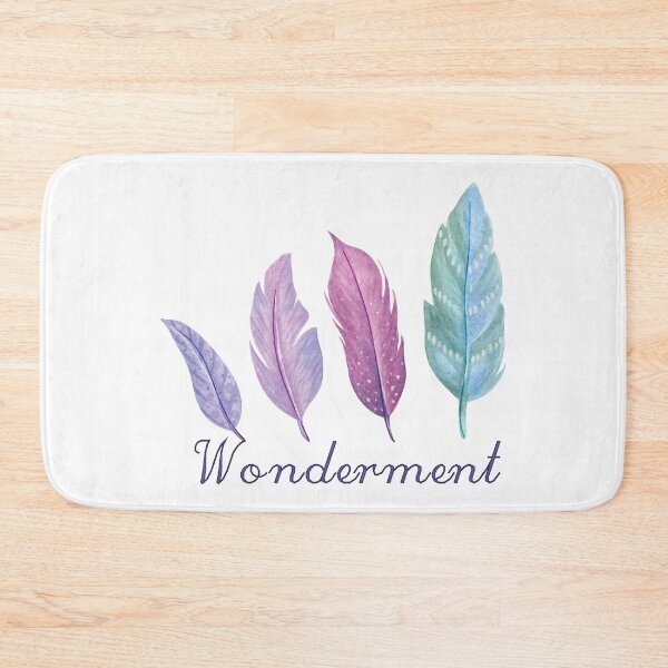 Item preview, Wonderment Colored Feathers, inspirational meanings designed and sold by Targeted Inspire.