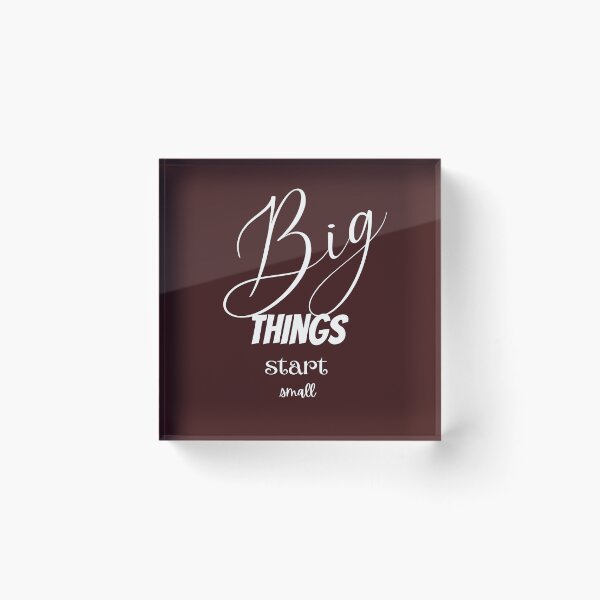 Item preview, Big Things designed and sold by Gain Empowerment.