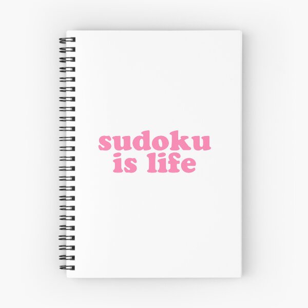 Item preview, Sudoku is Life | Pink Font 1 designed and sold by beanibooi.